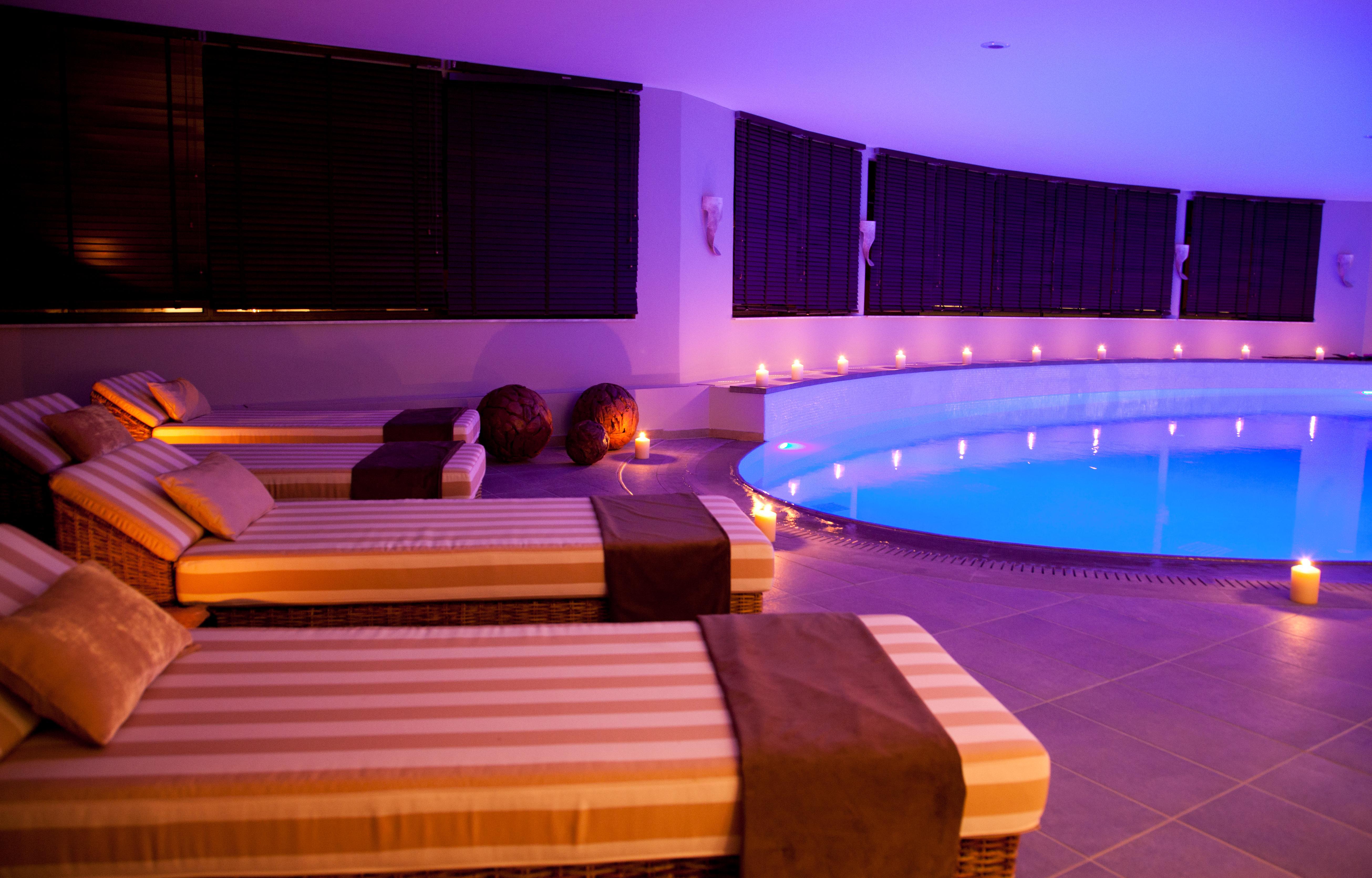 Hotel Du Lac Congress Center & Spa Ioannina Exterior foto The pool at the spa